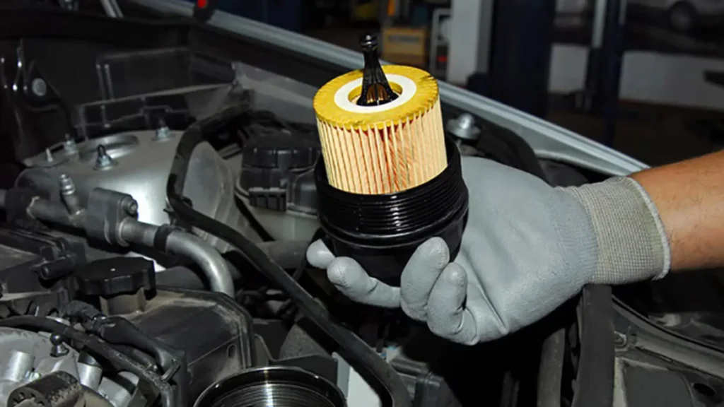 Replacement Of The Fuel Filter in mercedes a5 service