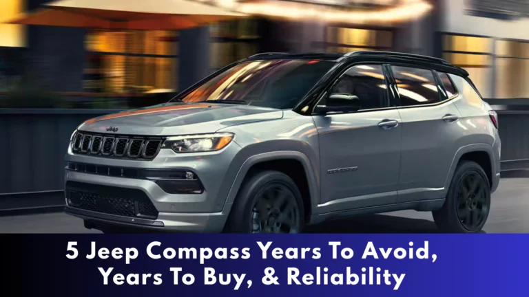 5 Jeep Compass Years To Avoid, Years To Buy, & Reliability 8 jeep compass years to avoid
