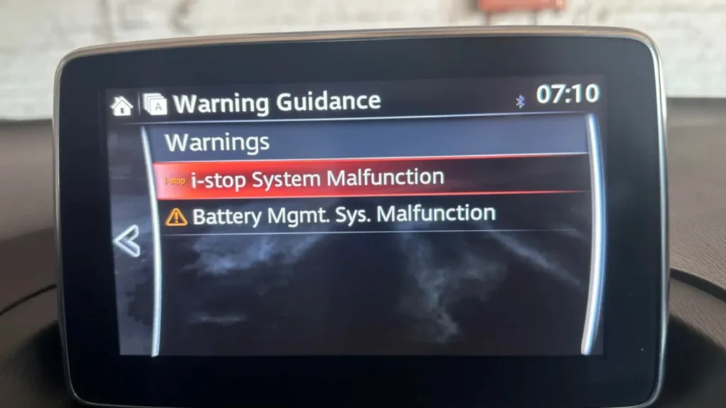 Mazda Battery Management System Malfunction: Causes & Fixes 3 mazda battery management system malfunction reset